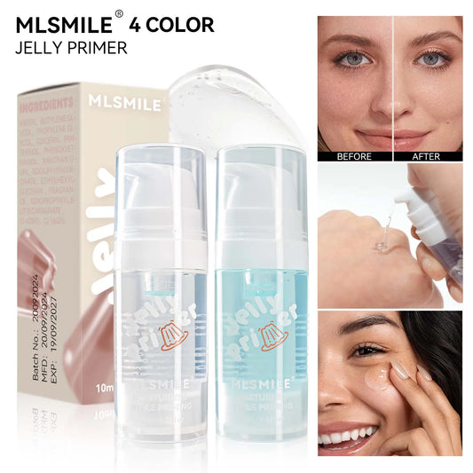 Primer Gel Transparent – Base Maquillage Matifiante, Pores Invisibles, Longue Tenue