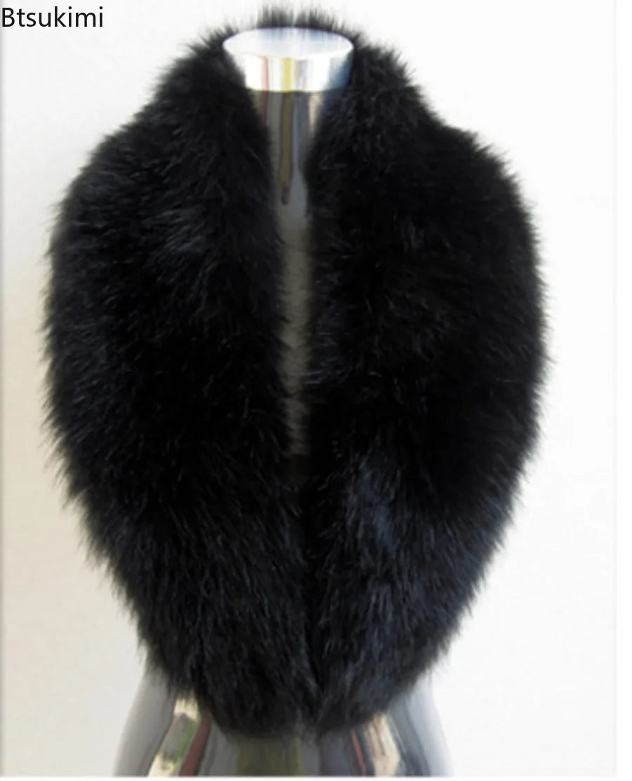 Faux fur scarf for women