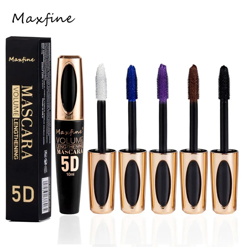 Mascara 5D Soie Longue Tenue — Waterproof, Volumisant, Allongeant & Courbant