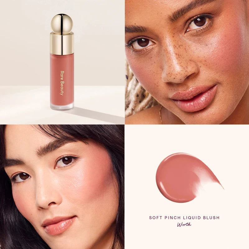 Blush Liquide & Blush Poudre Silky – Crème-Poudre, Longue Tenue, Résistant Transpiration, 24 Teintes