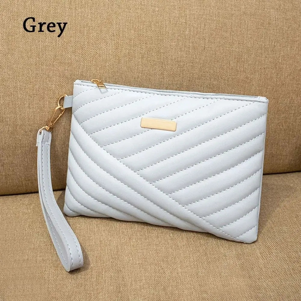 Pochette Enveloppe Femme en Cuir PU – Sac À Main Souple, Shopping et Voyage