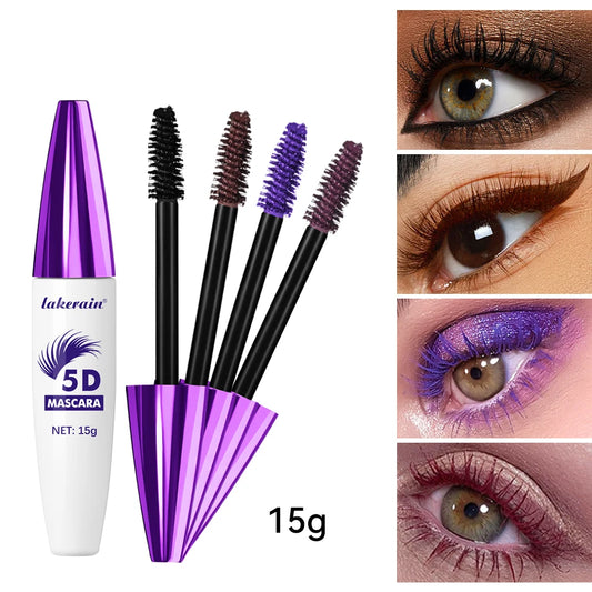 5D Waterproof Mascara — Lengthening, Volumizing & Curling 24H Long-Lasting