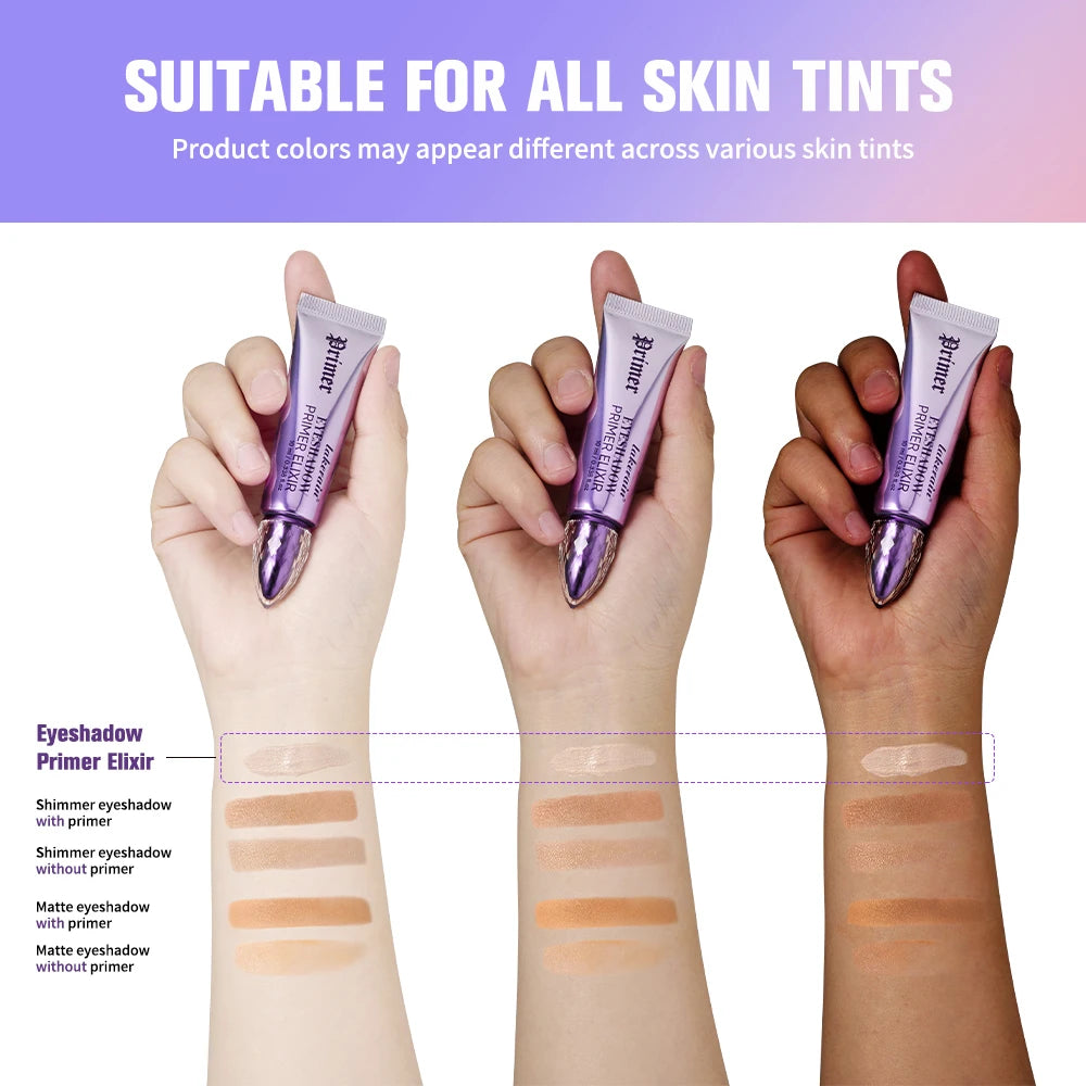 Primer Yeux Translucide – Anti-Plis, Waterproof, Longue Tenue, Couleurs Vibrantes