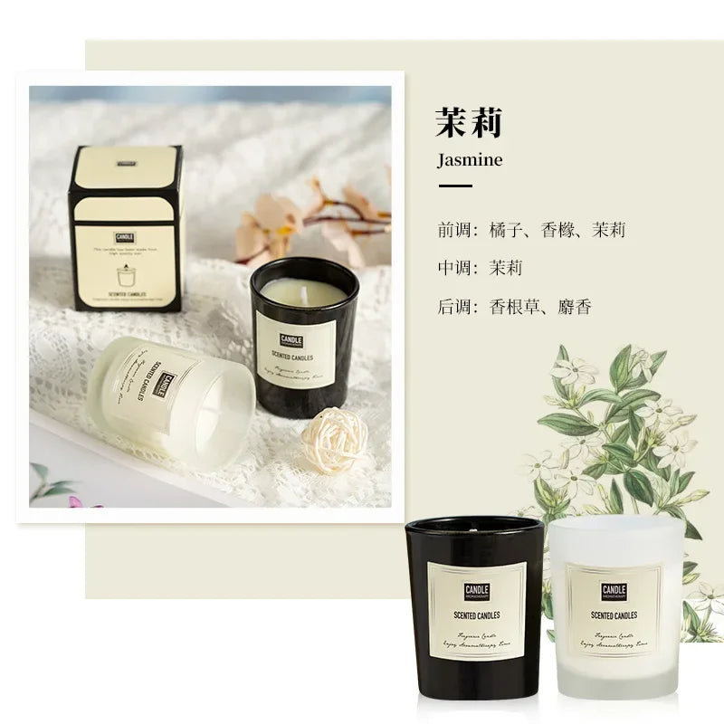 Aromatherapy Soy Wax Scented Candle – European Cut, Long Lasting, Home Decor