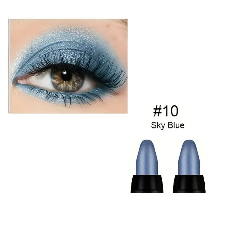 Eyeliner Perlé Waterproof 16 Couleurs — Longue Tenue & Anti-Bavure