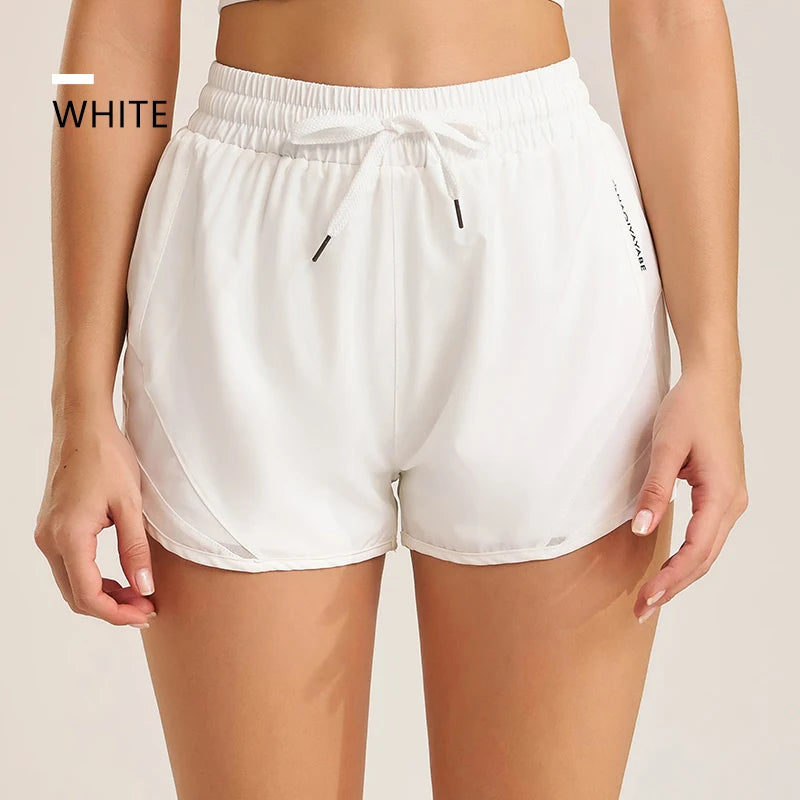Short de Sport Femme – Yoga, Course à Pied & Fitness, Poches Utilitaires