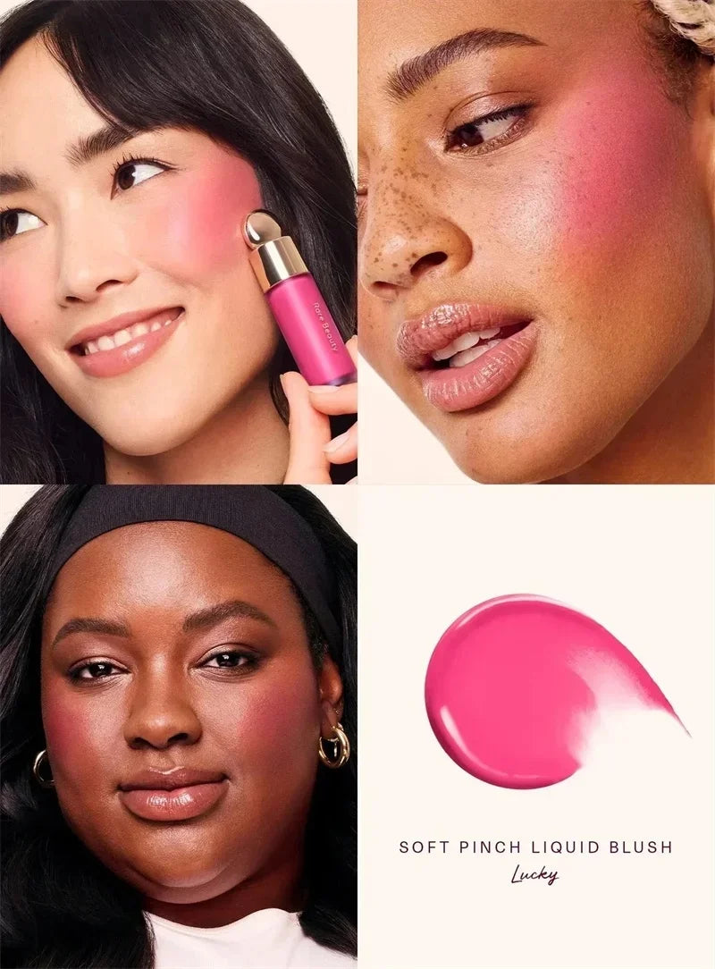 Liquid Blush & Pressed Blush – Portable, Waterproof, Moisturizing, 16 Shades