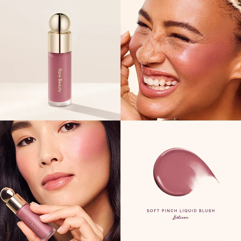 Blush Liquide & Blush Poudre Silky – Crème-Poudre, Longue Tenue, Résistant Transpiration, 24 Teintes