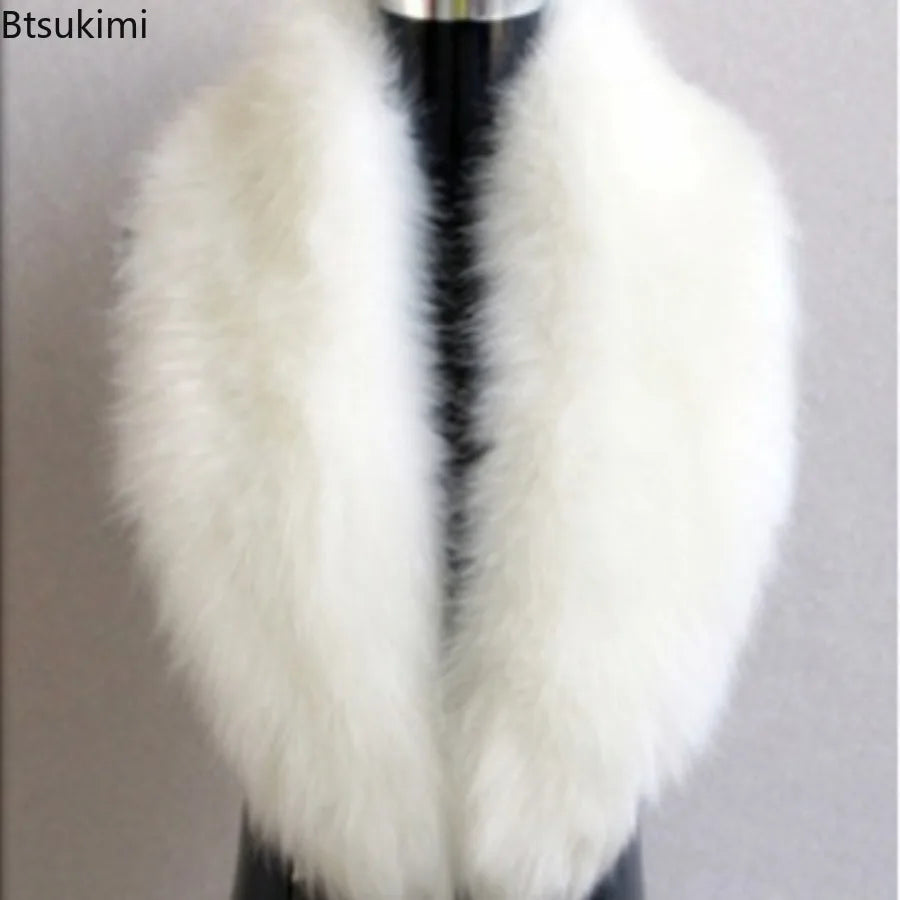 Faux fur scarf for women