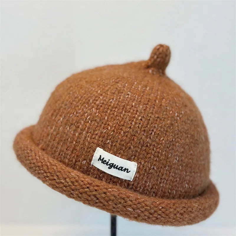 Tuque en maille à revers pour femme