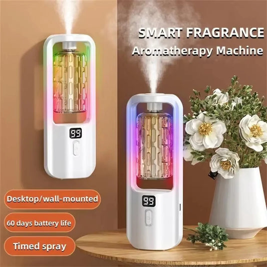 Rechargeable Ultrasonic Aromatherapy Diffuser and Oil – 5 Levels, Ambient Light