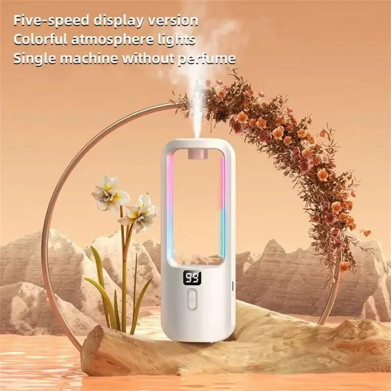 Rechargeable Ultrasonic Aromatherapy Diffuser and Oil – 5 Levels, Ambient Light