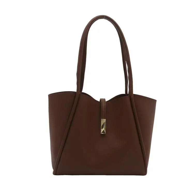 Elegant Leather Tote Bag for Women - Premium Luxury Brand - Refined Vintage Design
