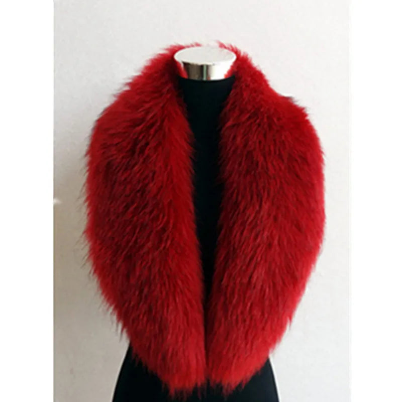 Faux fur scarf for women