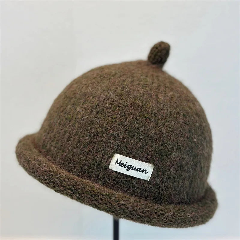 Tuque en maille à revers pour femme
