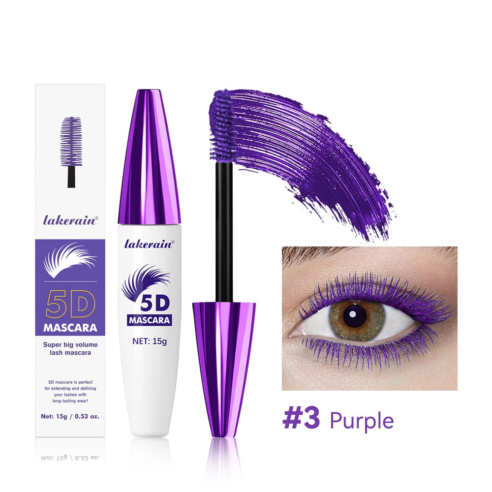 5D Waterproof Mascara — Lengthening, Volumizing & Curling 24H Long-Lasting