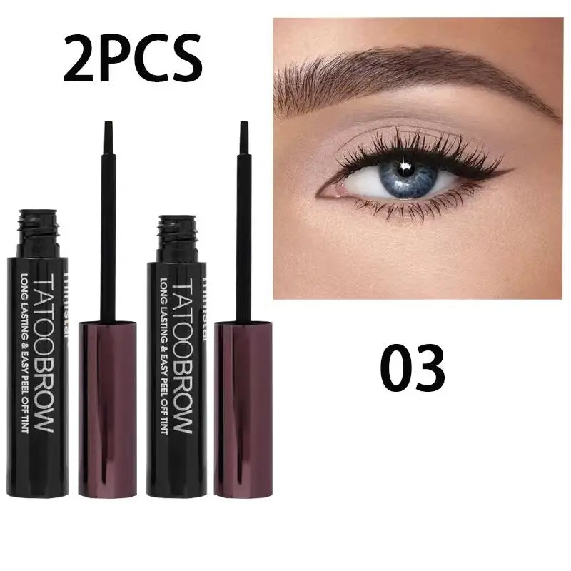 Gel Teinté Sourcils Tattoo Peel-Off — Semi-Permanent, Waterproof & Longue Tenue