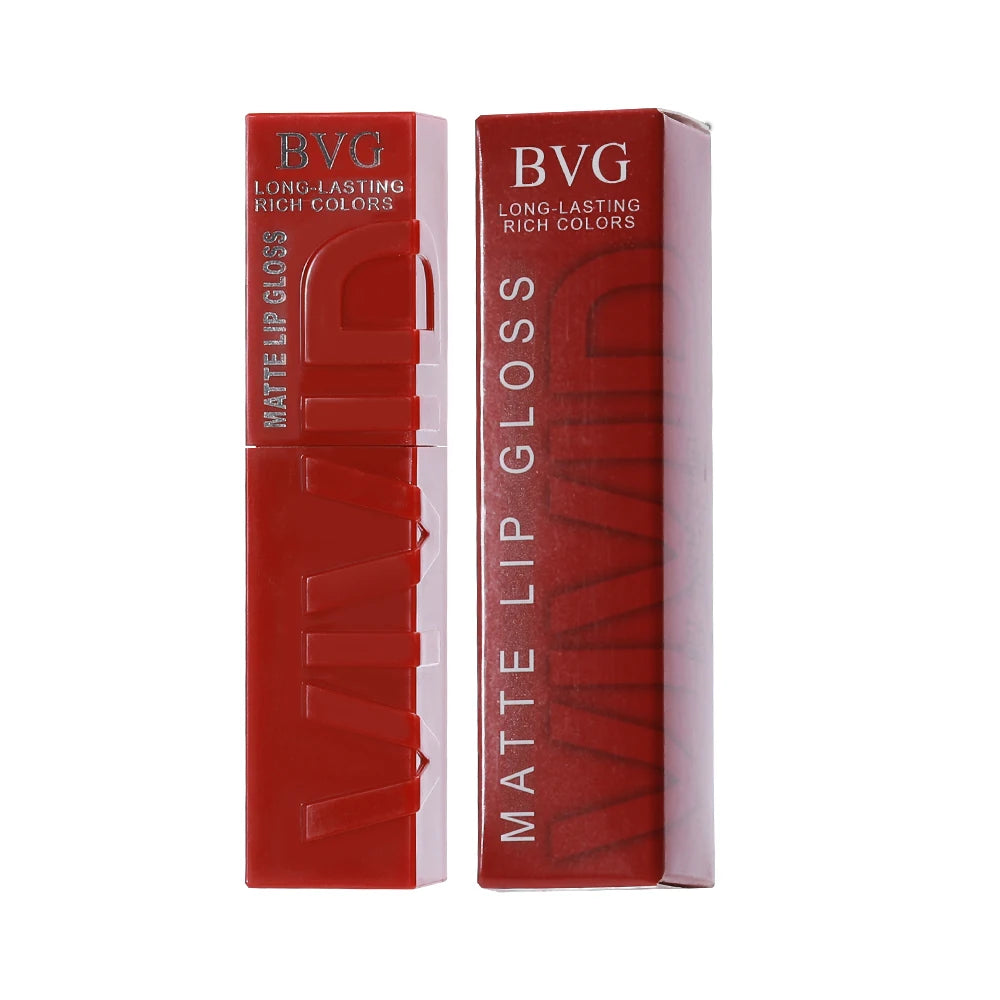 Rouge à Lèvres Liquide Mat Longue Tenue – Non Gras, Non Décolorant, Teintes Chaudes | 6 Couleurs | BVG