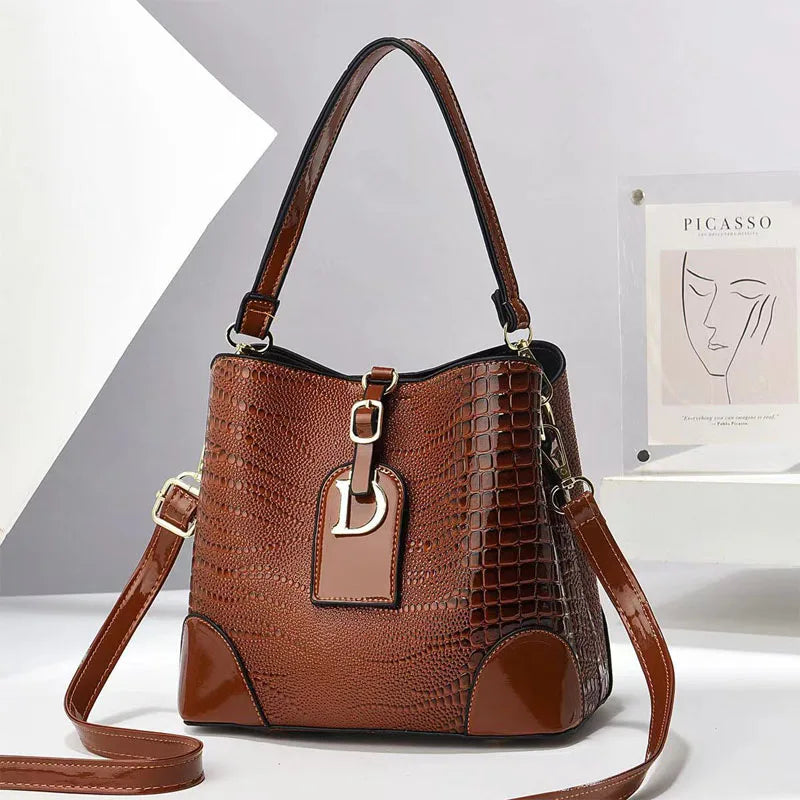 Sac à multifonction en cuir souple pour femme - Design luxe casual et professionnel