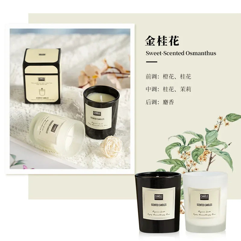 Aromatherapy Soy Wax Scented Candle – European Cut, Long Lasting, Home Decor