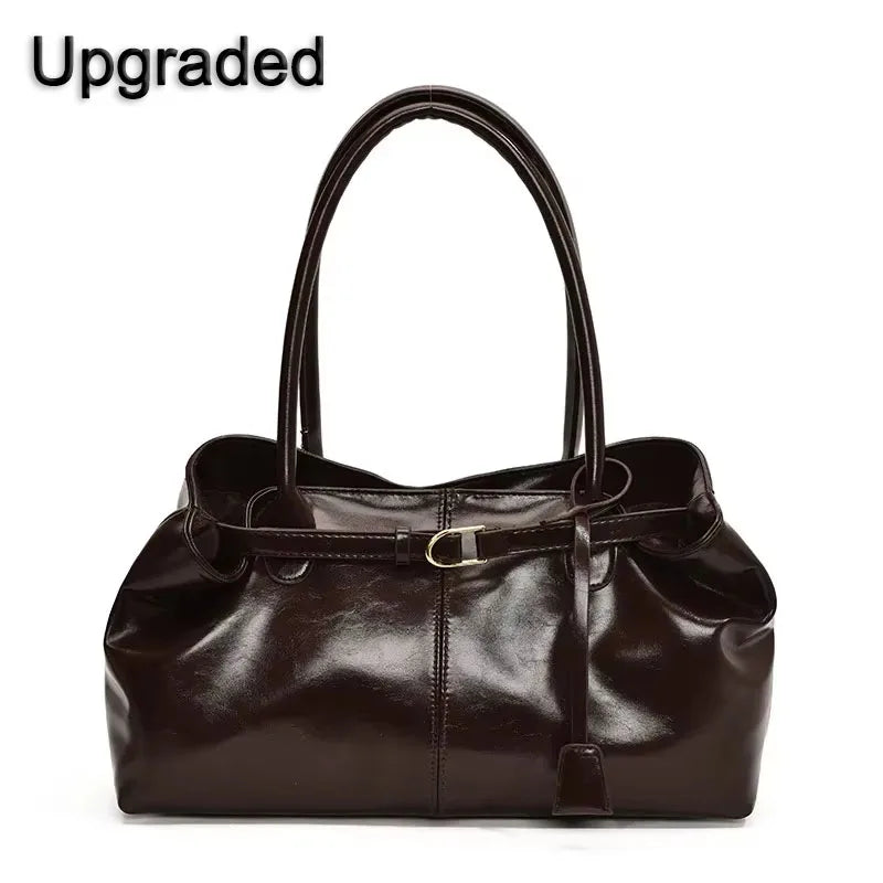 Sac à Main Souple Porté Épaule Style Vintage