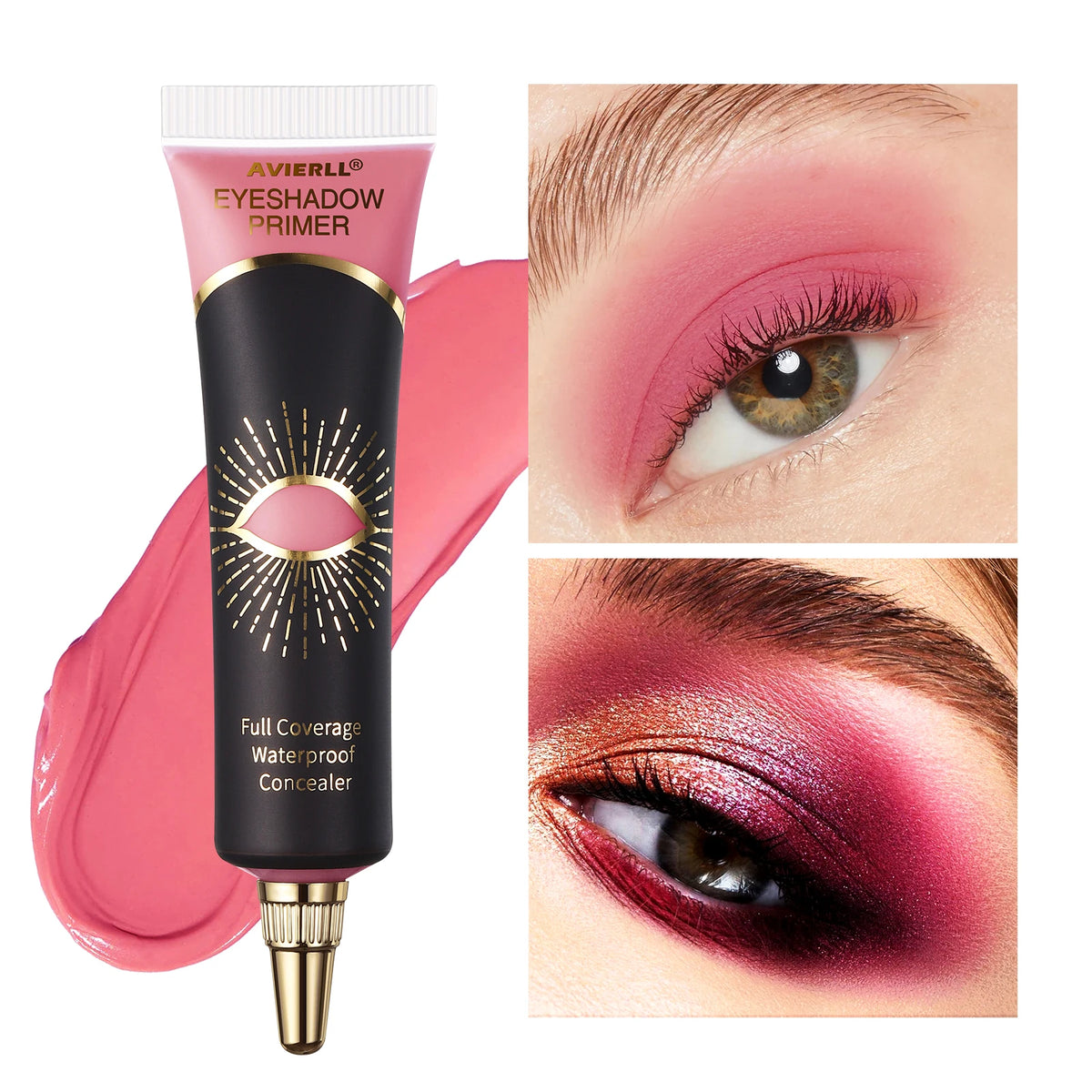 Long-Wear Eyeshadow Primer – Matte, Waterproof, Full-Coverage Eyeshadow Base
