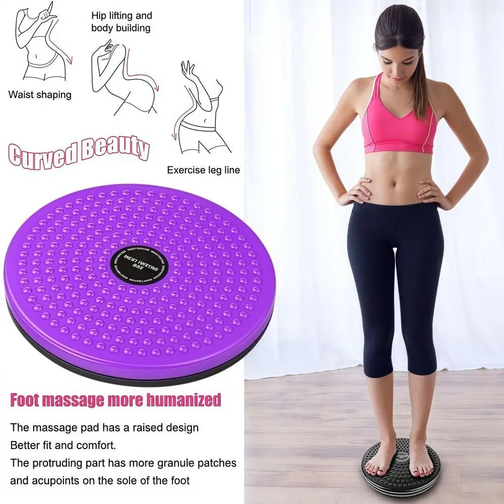 Twist Waist Torsion Board – ABS Fitness Disc, Meridian Massage, Cardio & Slimming