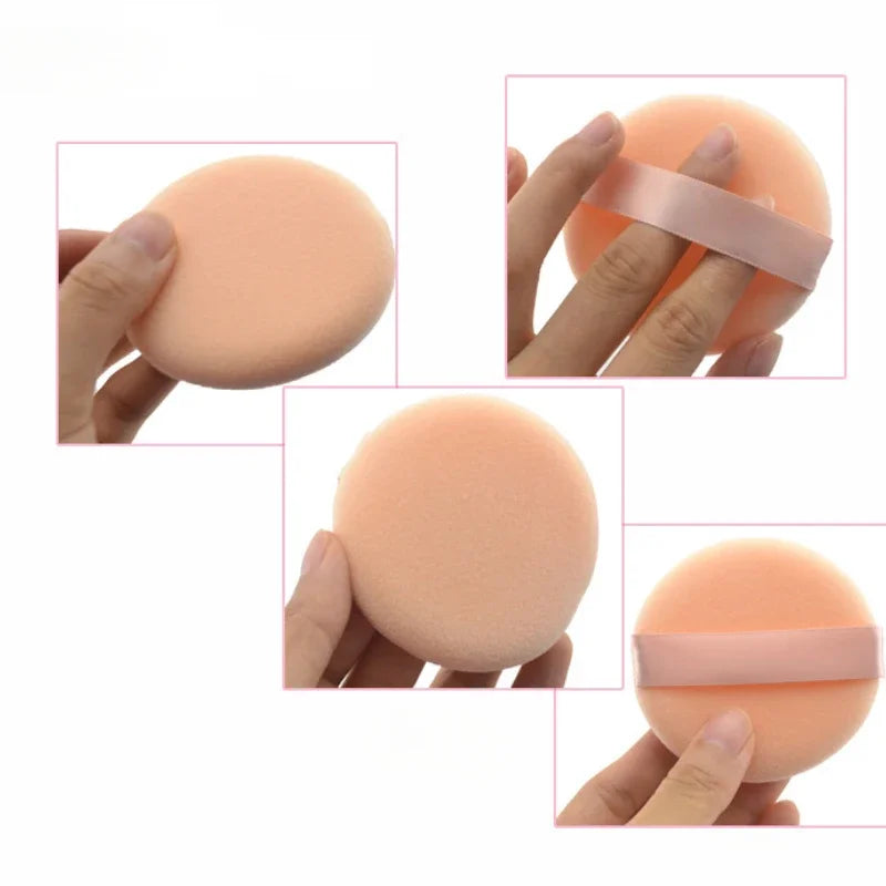 Set of Round Foundation Sponges – Soft, Portable, Professional, 5.5 cm