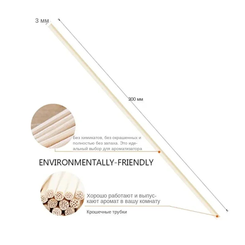 Reed Diffuser Sticks – Natural Rattan, Flameless, DIY Aromatherapy