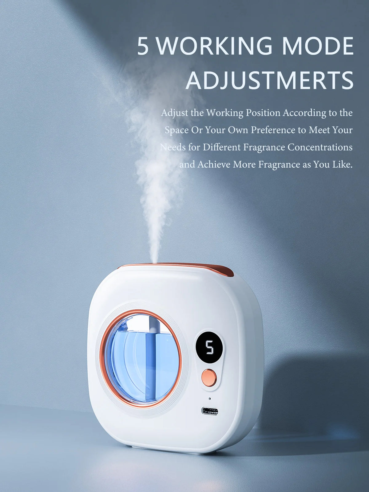 Diffuseur Automatique Rechargeable – Ultrasonique, Minuterie, Aromathérapie
