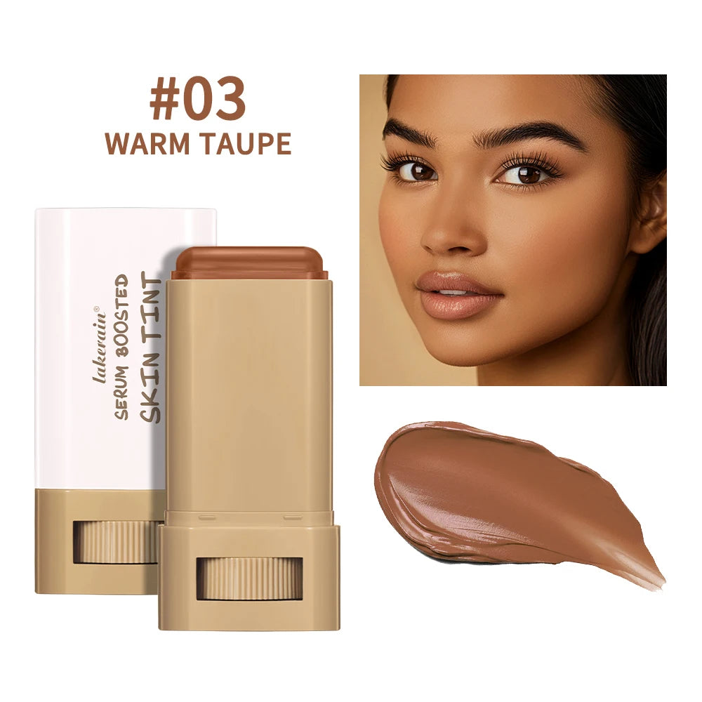 Serum Stick Foundation – Natural Finish, Buildable Coverage, 7 Active Ingredients, 6 Shades