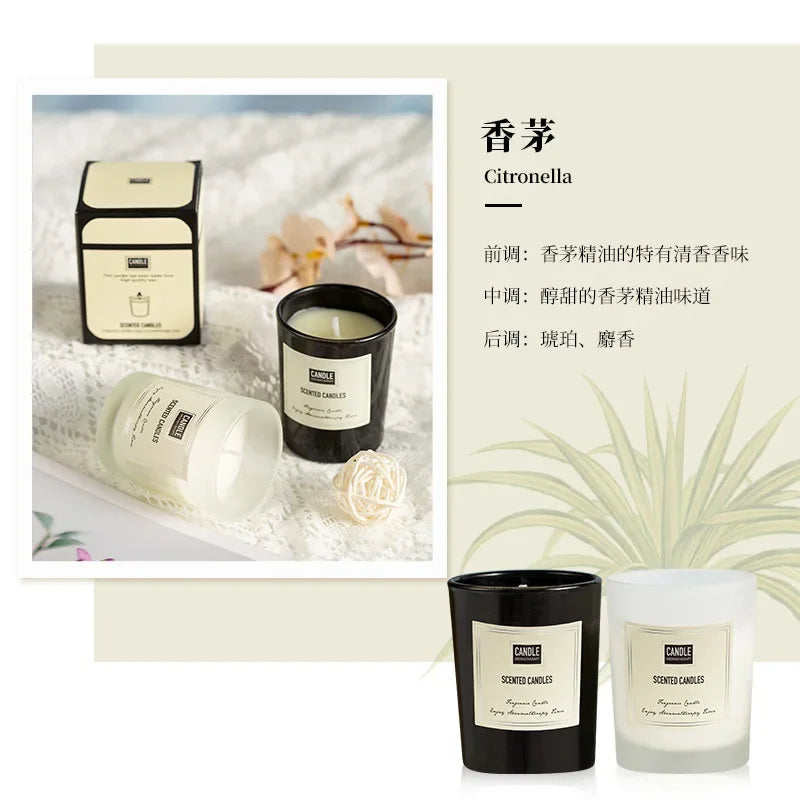 Aromatherapy Soy Wax Scented Candle – European Cut, Long Lasting, Home Decor