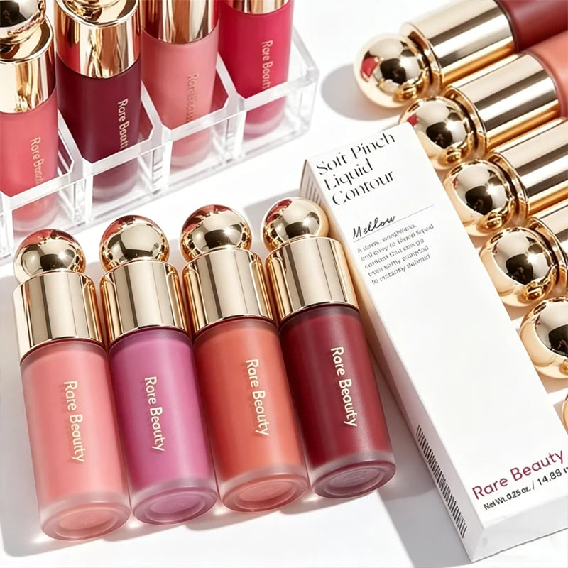 Blush Liquide & Blush Poudre Silky – Crème-Poudre, Longue Tenue, Résistant Transpiration, 24 Teintes