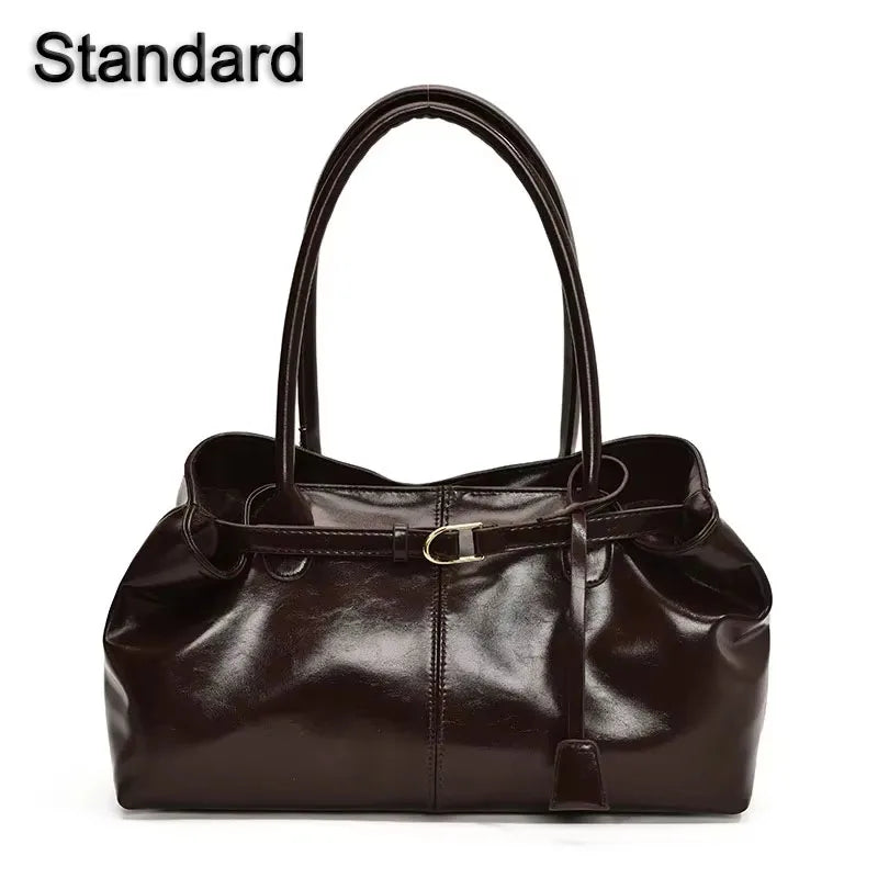 Sac à Main Souple Porté Épaule Style Vintage