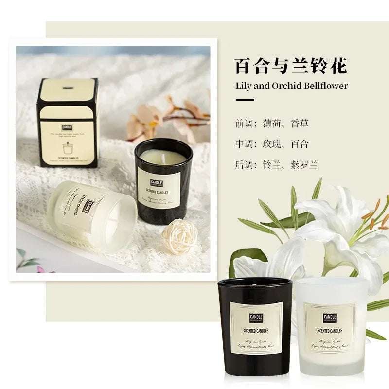 Aromatherapy Soy Wax Scented Candle – European Cut, Long Lasting, Home Decor