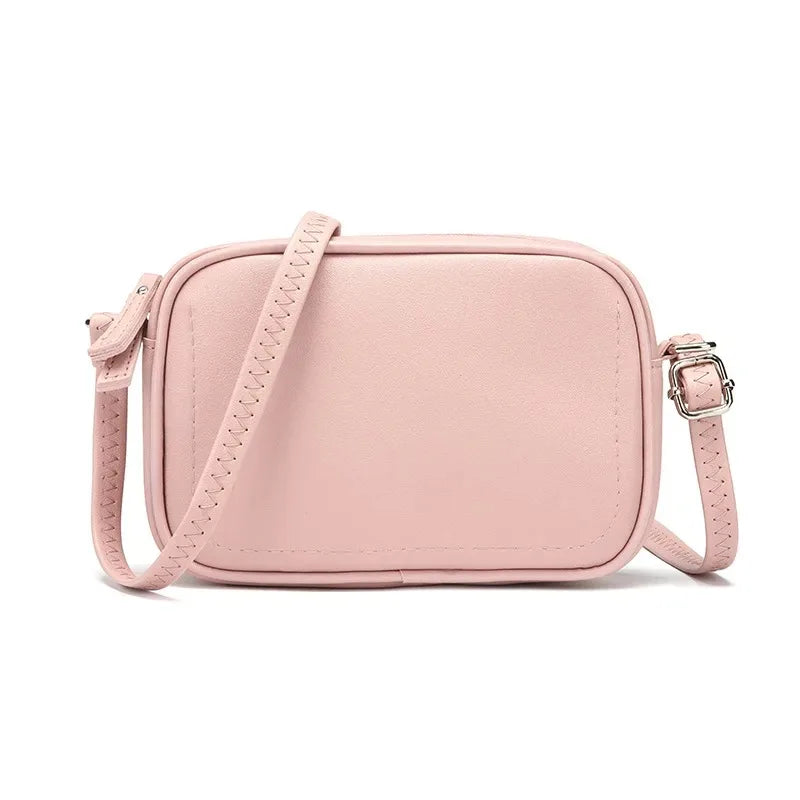 Sac à bandoulière en cuir décontracté - Style rétro vintage pour femme
