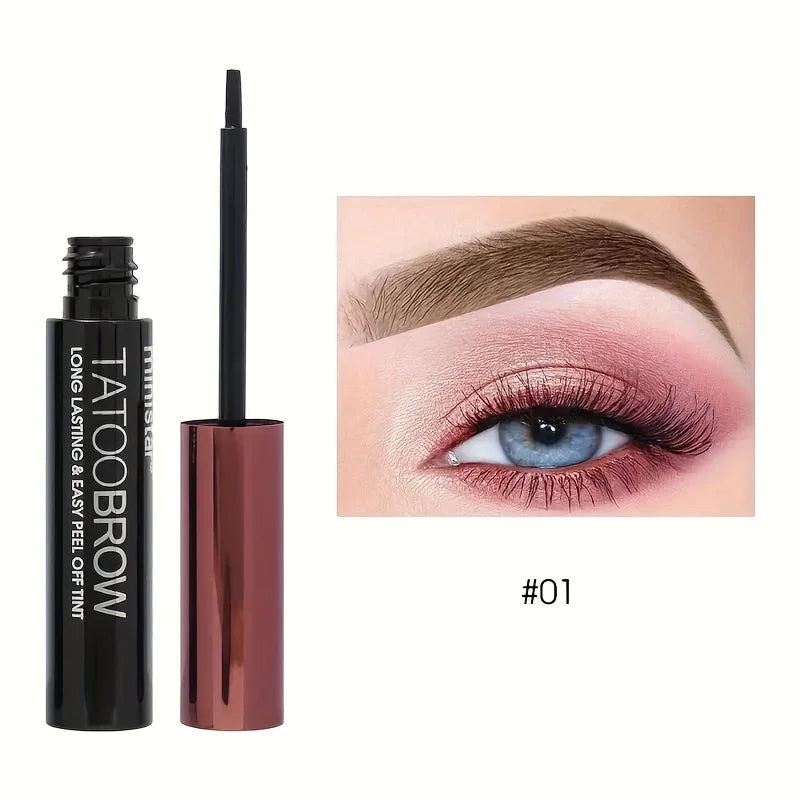 Gel Teinté Sourcils Tattoo Peel-Off — Semi-Permanent, Waterproof & Longue Tenue
