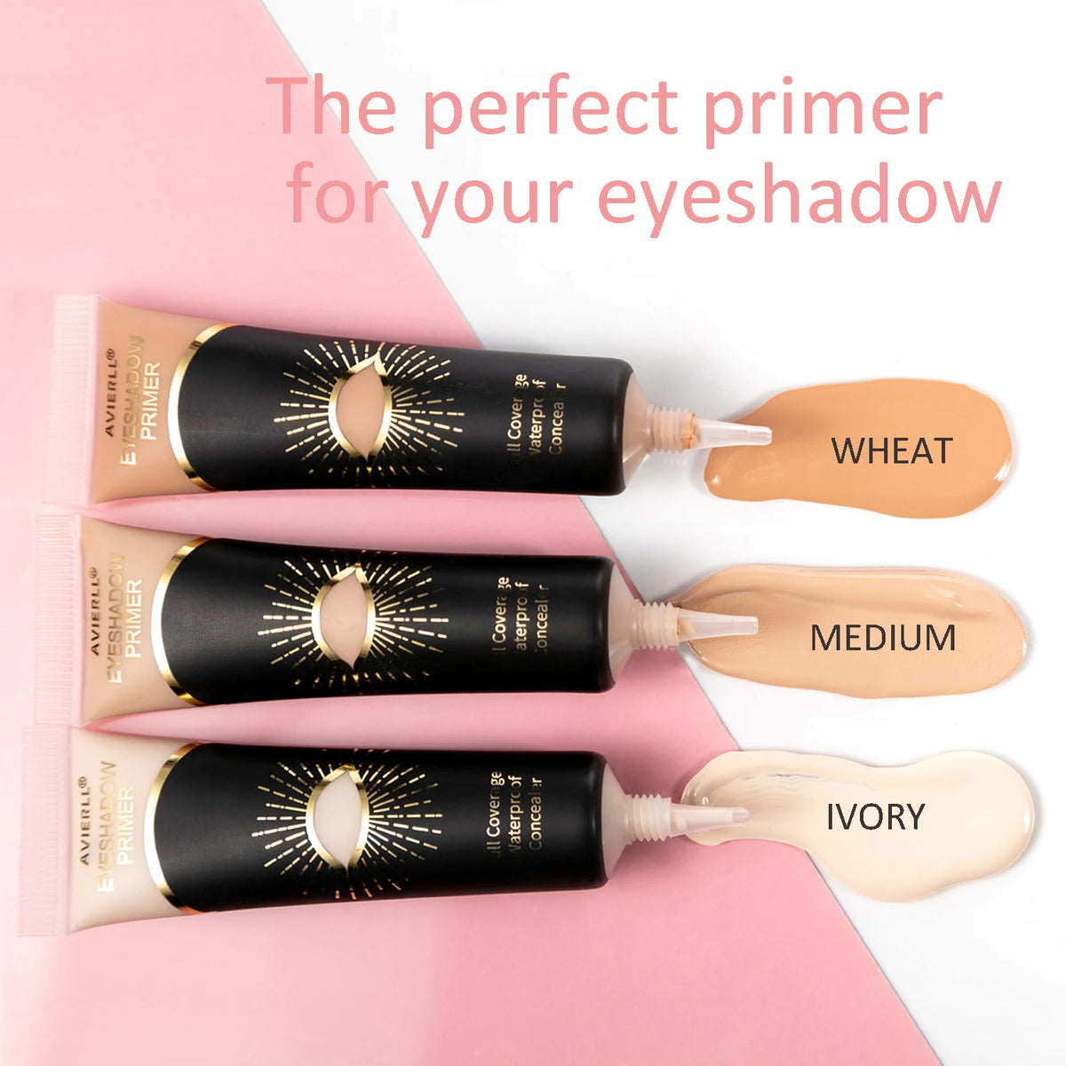 Long-Wear Eyeshadow Primer – Matte, Waterproof, Full-Coverage Eyeshadow Base