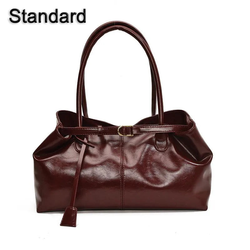Sac à Main Souple Porté Épaule Style Vintage
