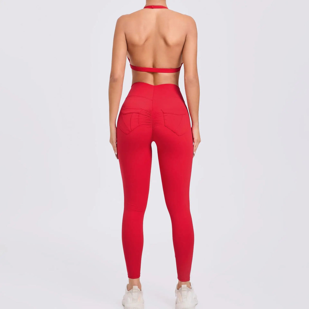 Ensemble de Sport Femme – Brassière Sans Coutures, Short ou Legging Taille Haute | Séchage Rapide