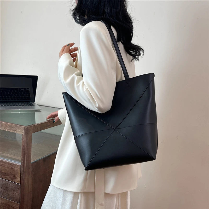 Sac Fourre-Tout Grande Capacité pour Femme - Style Épuré