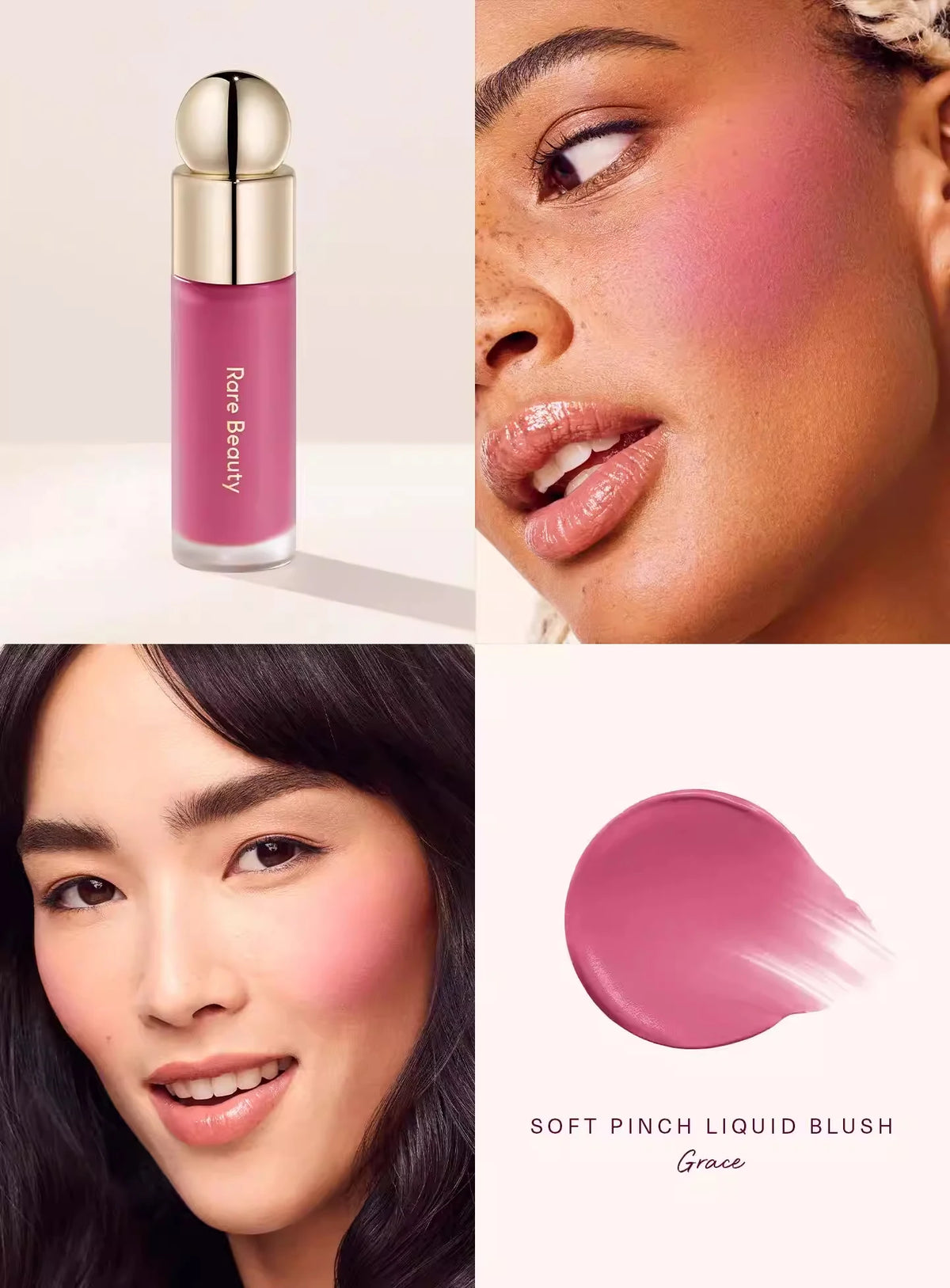Liquid Blush & Pressed Blush – Portable, Waterproof, Moisturizing, 16 Shades